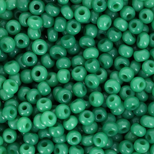 Cuentas de Rocalla Preciosa 8/0 - 3 mm - Alabaster Green x20 g