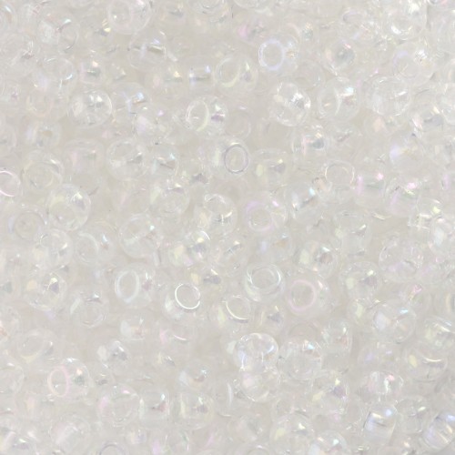 Cuentas de Rocalla Preciosa 8/0 - 3 mm - Crystal Blue Iris x20 g