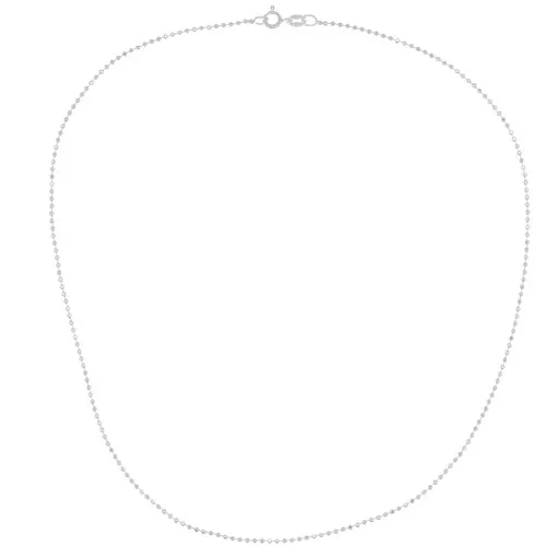 Gargantilla cadena de bolas diamantada 1,5 mm de Plata 925 x 42cm