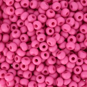 Cuentas de Rocalla Preciosa 8/0 - 3 mm - Permalux fucsia mate x 20 g