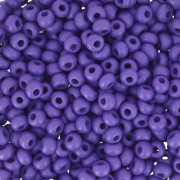 Cuentas de Rocalla Preciosa 8/0 - 3 mm - Permalux Dark Violet Mat x 20 g