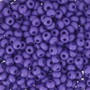 Cuentas de Rocalla Preciosa 8/0 - 3 mm - Permalux Dark Violet Mat x 20 g
