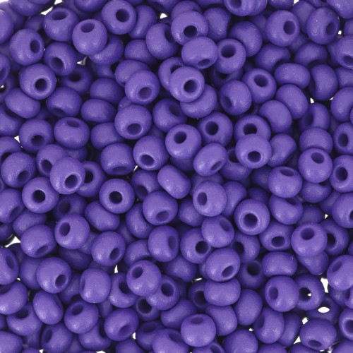 Cuentas de Rocalla Preciosa 8/0 - 3 mm - Permalux Dark Violet Mat x 20 g