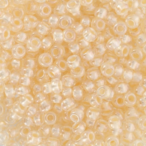 Cuentas de Rocalla Preciosa 8/0 - 3 mm - Pearl Pastel Lining - Apricot Sfinx x20 g