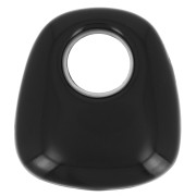 Colgante trapecio de resina opaca 23x21 mm - Negro x1|raw }}