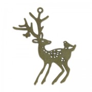 Colgante ciervo y pájaro 58 mm bronce x1|raw }}