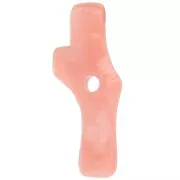 Cuentas de coral resina 12x5 mm - Coral jaspeado x10