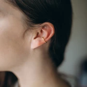 Pendiente fino efecto diamante de 13 mm con bolas - Plateado fino x1