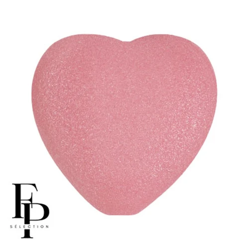 Cuenta de cristal corazón 16x15 mm - Vogue Indian Rose Mat x1