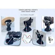 Cuenta de cristal corazón 16x15 mm - Vogue Terracotta Mat x1