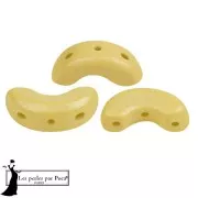 Demi-lune - Cuentas de cristal Arcos® de Puca® 5x10 mm - Vogue Canary Yellow Mat x10g Cuentas de cristal Arcos® de Puca® 5x10 mm - Vogue Canary Yellow Mat x10g