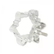 Engaste Edelweiss PureCrystal 4753 14 mm rodiado x1