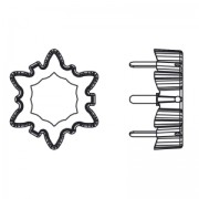 Engaste Edelweiss PureCrystal 4753 14 mm rodiado x1