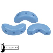Cuentas de cristal Arcos® de Puca® 5x10 mm - Vogue Azul Celeste Mate x10g|raw }}