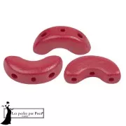 Demi-lune - Cuentas de cristal Arcos® de Puca® 5x10 mm - Vogue Hibiscus Mat x10g Cuentas de cristal Arcos® de Puca® 5x10 mm - Vogue Hibiscus Mat x10g