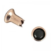 Remache PureCrystal 53000 5 mm Jet/dorado rosado x1|raw }}