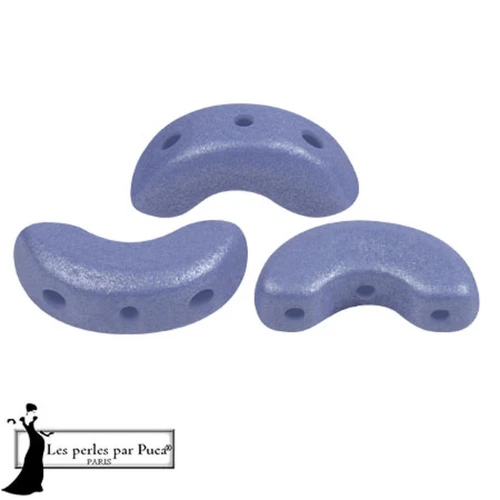 Cuentas de cristal Arcos® de Puca® 5x10 mm - Vogue Mauve Mat x10g