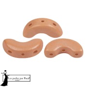 Cuentas de cristal Arcos® de Puca® 5x10 mm - Vogue Naranja Melocotón Mate x10g|raw }}