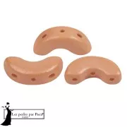 Demi-lune - Cuentas de cristal Arcos® de Puca® 5x10 mm - Vogue Naranja Melocotón Mate x10g Cuentas de cristal Arcos® de Puca® 5x10 mm - Vogue Naranja Melocotón Mate x10g