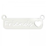 Separador calado friends 2 anillas 24 mm Plata 925 x1|raw }}