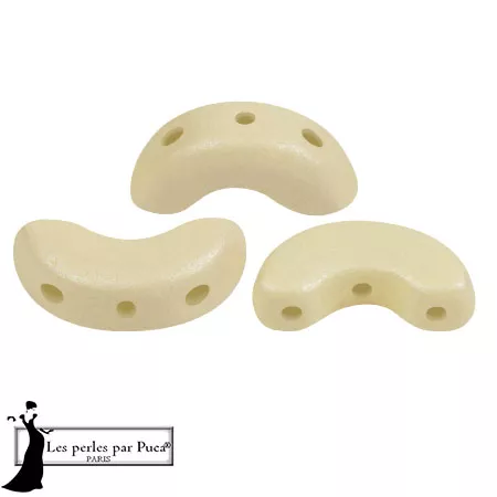 Cuentas de cristal Arcos® de Puca® 5x10 mm - Vogue Stone Mat x10g