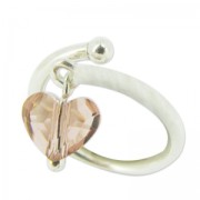 Anillo flexible una anilla tamaño 52 Plata 925 x1