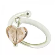 Anillo flexible una anilla tamaño 52 Plata 925 x1