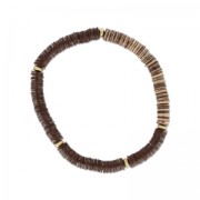 Pulsera lentejuelas cequíes 18 cm Moreno x1|raw }}