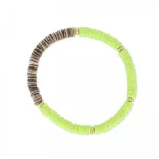 Pulsera lentejuelas cequíes 18 cm Anís x1