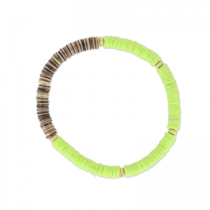 Pulsera lentejuelas cequíes 18 cm Anís x1