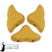 Cuentas de cristal Helios® de Puca® 6x10mm - Trendy Mostaza Mate x10g