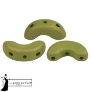 Cuentas de cristal Arcos® de Puca® 5x10 mm - Trendy Light Olive Mat x10g|raw }}