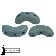 Cuentas de cristal Arcos® de Puca® 5x10 mm - Trendy Azul Persa Mate x10g