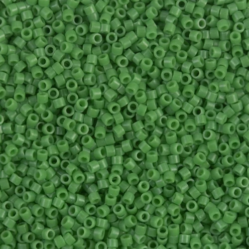 Miyuki Delica 11/0 DB0724 - Opaque Green x 8g