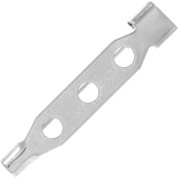 Soporte de husillo de 25 mm - Plateado x1