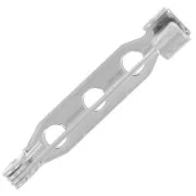 Soporte de husillo de 25 mm - Plateado x1