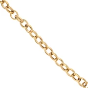 Forçat 12 mm cadena de malla - 304 Dorado de acero inoxidable x50cm