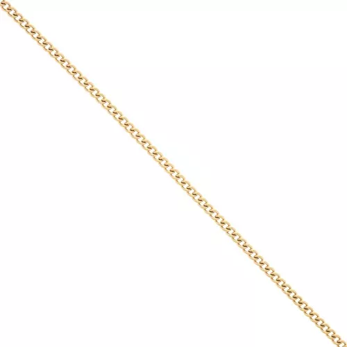 Cadena de malla Rombo 2,9 mm - eslabones abiertos - Acero inoxidable 316L dorado x50cm