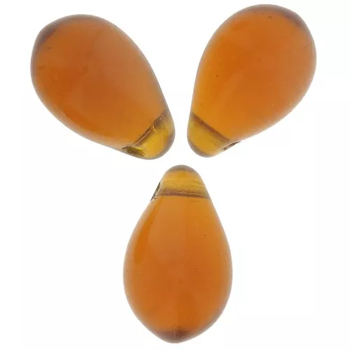 Gotas 6x9 mm Smoked Topaz x25
