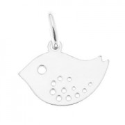 Dije pájaro 10 mm de Plata 925 x1|raw }}