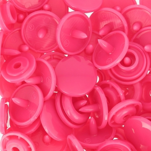Corchetes KAM redondos 12,4 mm Fucsia x30