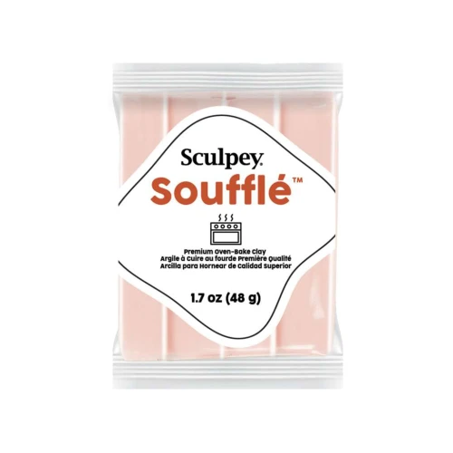 Sculpey Soufflé Pasta 48g - Almendra Rosa (n°6055)