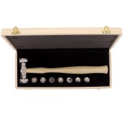 Martillo y 9 terminales para texturizar el metal x1|raw }}