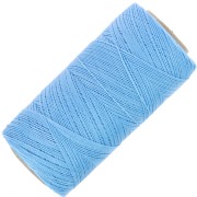 Bobina de hilo encerado Linhasita para micro macramé 0,35 mm - azul maya (1443) x448m