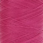 Bobina de hilo encerado Linhasita para micro macramé 0,5 mm - Rosa brillante (1435) x335m