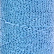 Bobina de hilo encerado Linhasita para micro macramé de 0,5 mm - Azul maya (1443) x335m