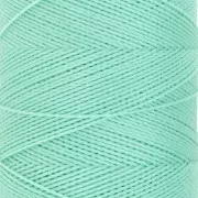 Bobina de hilo encerado Linhasita para micro macramé 0,5 mm - Verde menta (1444) x335m