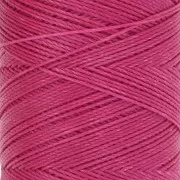 Bobina de hilo encerado Linhasita para micro macramé 0,75 mm - Rosa Brillante (1435) x228m