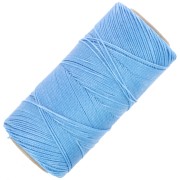 Bobina de hilo encerado Linhasita para micro macramé 0,75 mm - azul maya (1443) x228m|raw }}