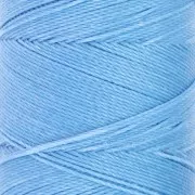 Bobina de hilo encerado Linhasita para micro macramé 0,75 mm - azul maya (1443) x228m